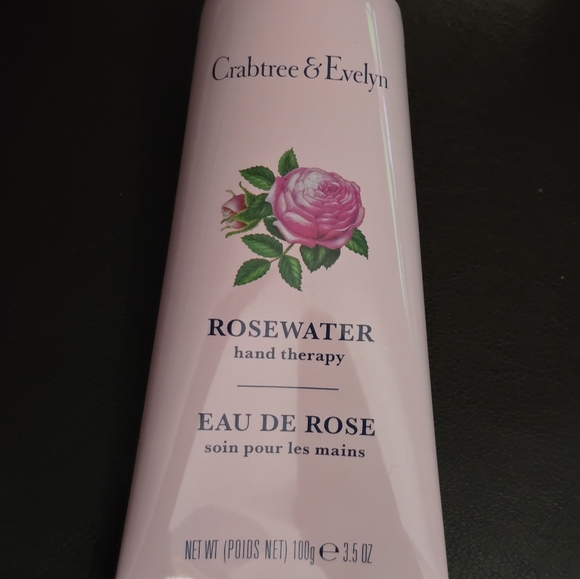 Crabtree & Evelyn ROSEWATER Hand Therapy 3.5 oz Moisturizing Hand Cream. - Picture 2 of 4
